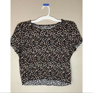 American Eagle Ruffle Babydoll Top L